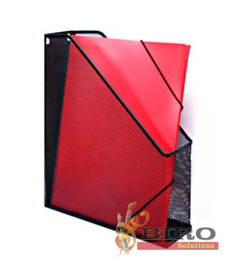 Boxa verticala din metal, tip plasa, neagra